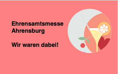 Ehrenamtsmesse am 31.8.2025 im Peter Rantzau Haus in Ahrensburg